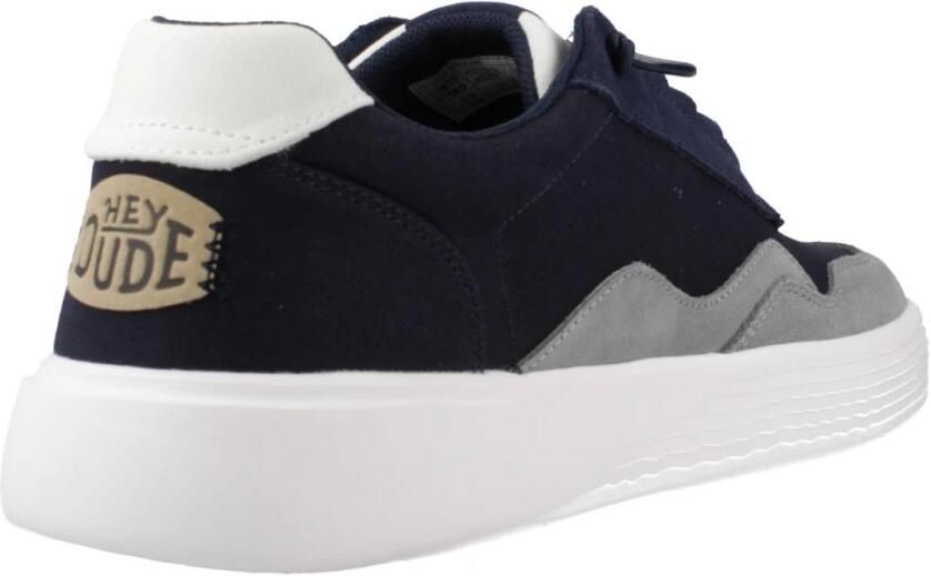 Hey Dude Canvas Sneaker voor Nostalgische '90 Vibes Blue Heren - Foto 4