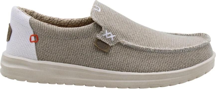 Hey Dude HEYDUDE Mikka Braided Heren Instappers Off White Beige Wit HD40124-1LB - Foto 5