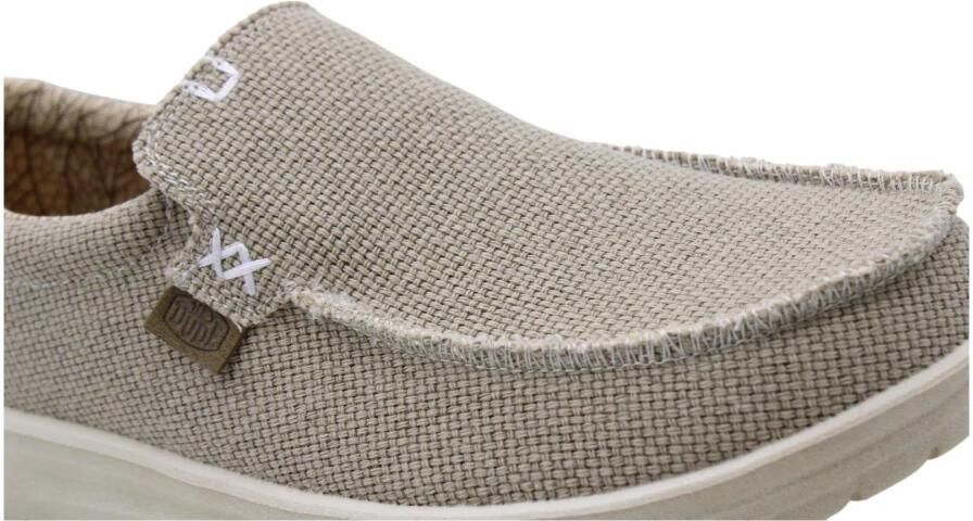 Hey Dude HEYDUDE Mikka Braided Heren Instappers Off White Beige Wit HD40124-1LB - Foto 4