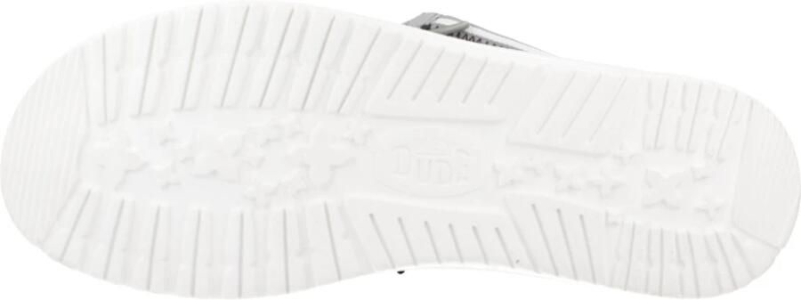 HEYDUDE Wally Letterman Heren Instappers Light Grey White - Foto 6