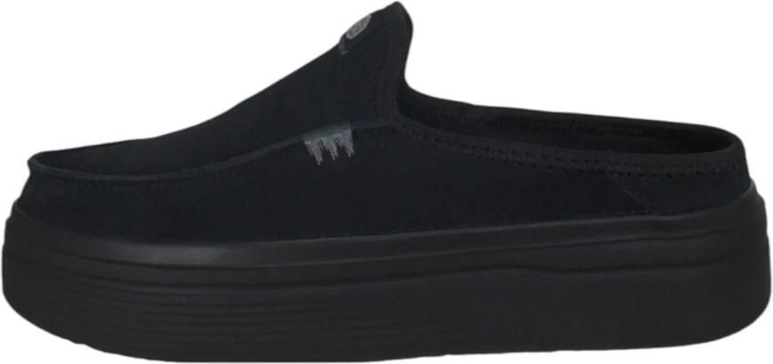 Hey Dude Leren platte schoenen met voorlogo - Foto 2