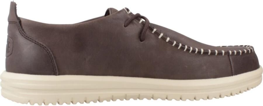 Hey Dude Leren Veterschoenen