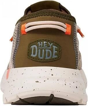 HEYDUDE Sirocco Sport Mode Heren Sneakers Green Dusty Olive Orange - Foto 4