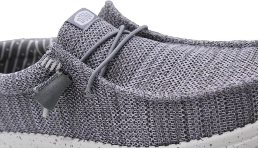 Hey Dude HEYDUDE Wally Stretch Sox heren mocassin Grijs - Foto 4