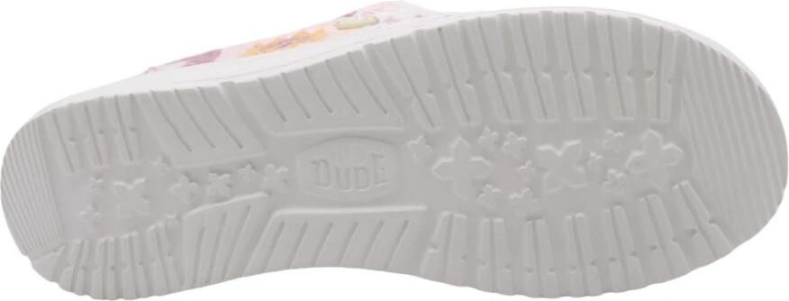 HeyDude Women's Wendy Cottage Crochet Sneakers wit roze - Foto 2