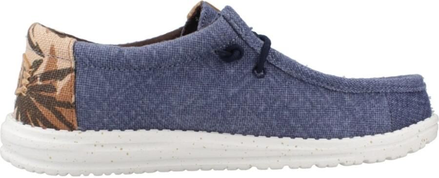 Hey Dude Stijlvolle Veterschoenen met Jute Detail