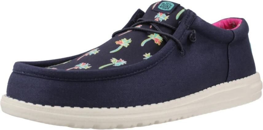 Hey Dude Stijlvolle Veterschoenen voor Funky Feesten