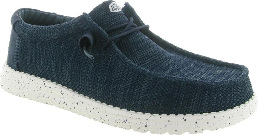 Hey Dude HEYDUDE Wally Stretch Sox heren mocassin Donkerblauw - Foto 3
