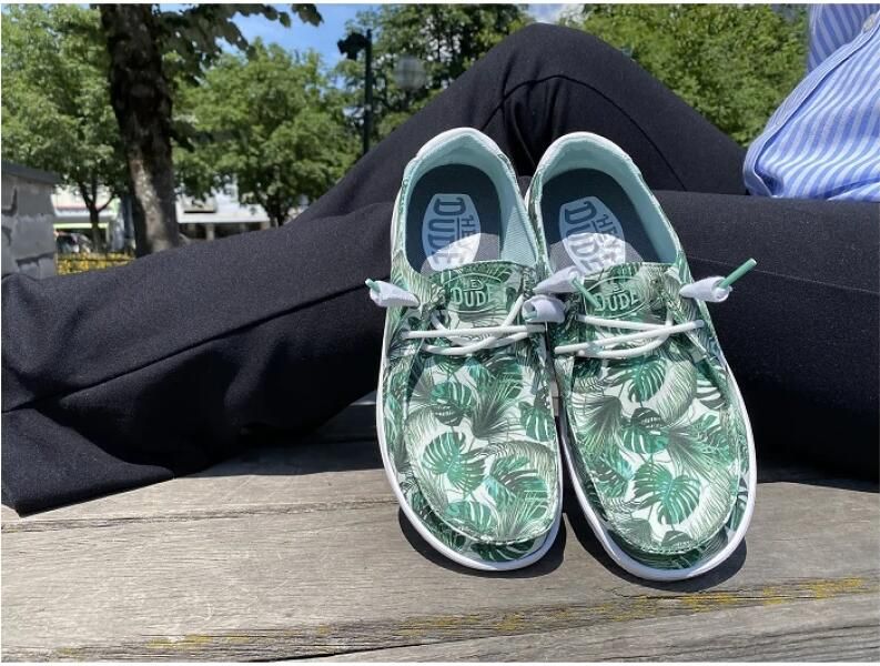 Hey Dude Zomerendron Lichtgewicht Schoenen Green Dames - Foto 2