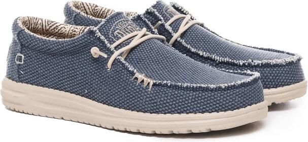 Hey Dude HEYDUDE Wally Braided Heren Instappers Blue Night Blauw HD40003-4NM - Foto 8