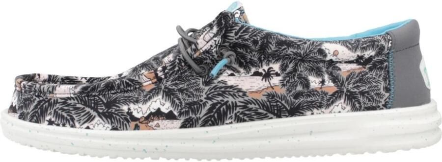 Hey Dude Wally H2O Tropical 40702-0FF Mannen Zwart Sneakers - Foto 2