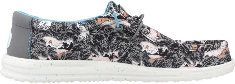 Hey Dude Wally H2O Tropical 40702-0FF Mannen Zwart Sneakers - Foto 9