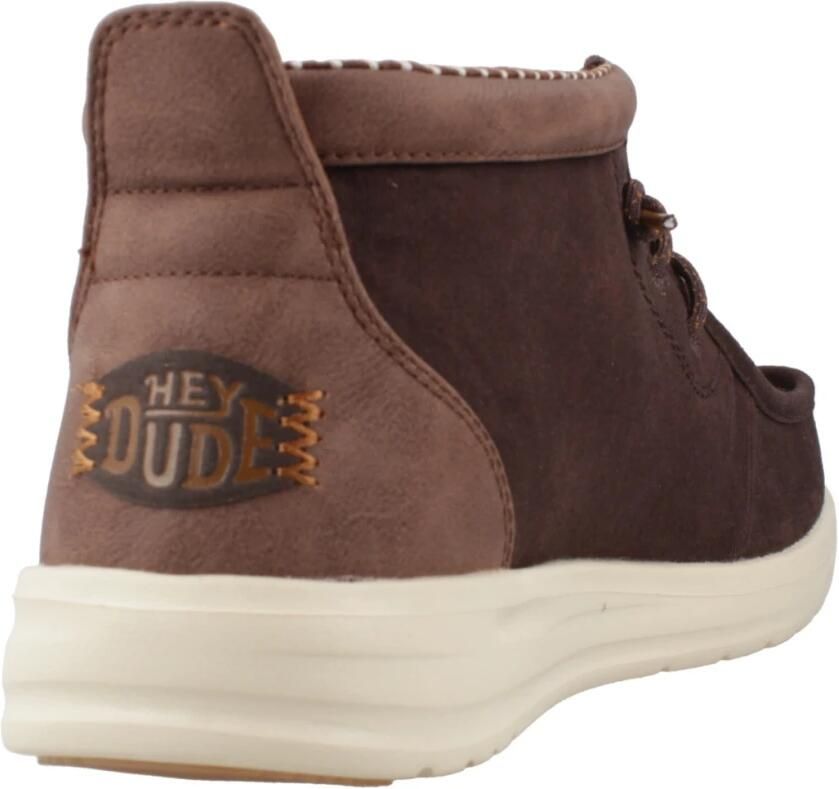 Hey Dude Classic Wally Mid Mocassins Comfortabel Lichtgewicht Makkelijk aan te trekken - Foto 2