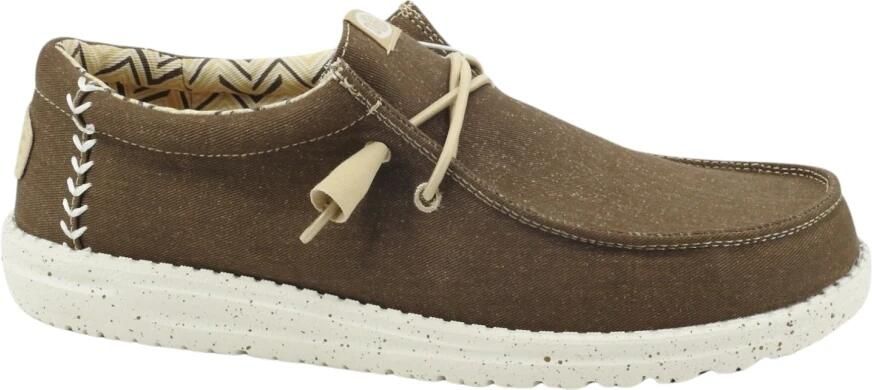 HEYDUDE Instappers Wally Stretch Canvas