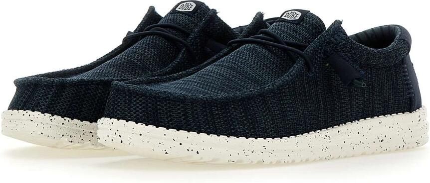 Hey Dude HEYDUDE Wally Stretch Sox heren mocassin Donkerblauw - Foto 15