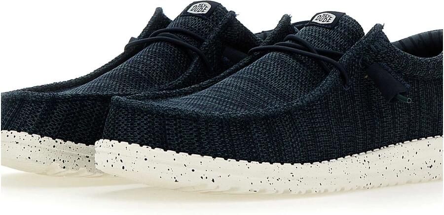 Hey Dude HEYDUDE Wally Stretch Sox heren mocassin Donkerblauw - Foto 6