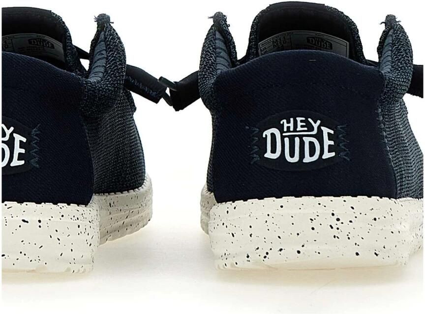 Hey Dude HEYDUDE Wally Stretch Sox heren mocassin Donkerblauw - Foto 5