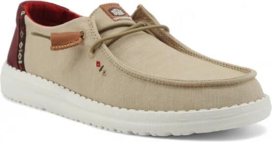 HEYDUDE Wendy Chambray Boho Dames Instappers Brown