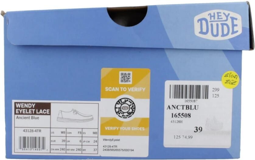 Hey Dude Wendy Eyelet Kanten Schoenen Streetwear Vrouwen - Foto 2