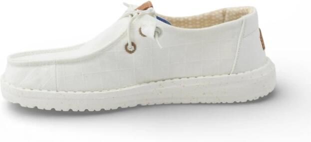 HeyDude Women's Wendy Chambray Grid Sneakers grijs wit - Foto 2