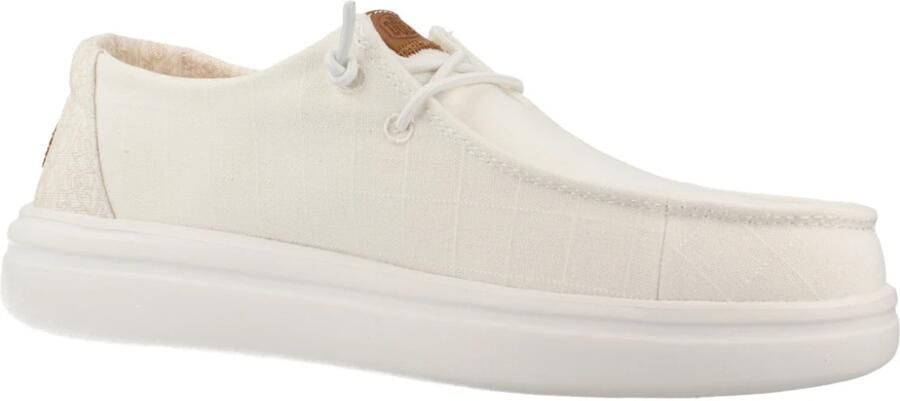 Hey Dude HEYDUDE Wendy Rise Chambray Grid Dames Instappers Snow White