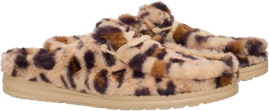 Hey Dude Wendy Slipper Leo Fur