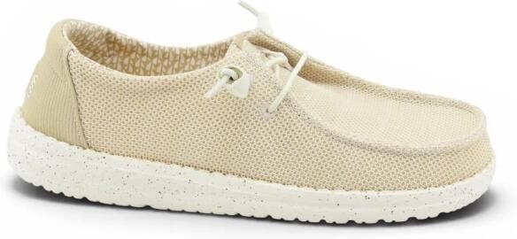 Hey Dude Wendy Stretch Sox smokasins Irish Cream Comfortabel Flex & Fold