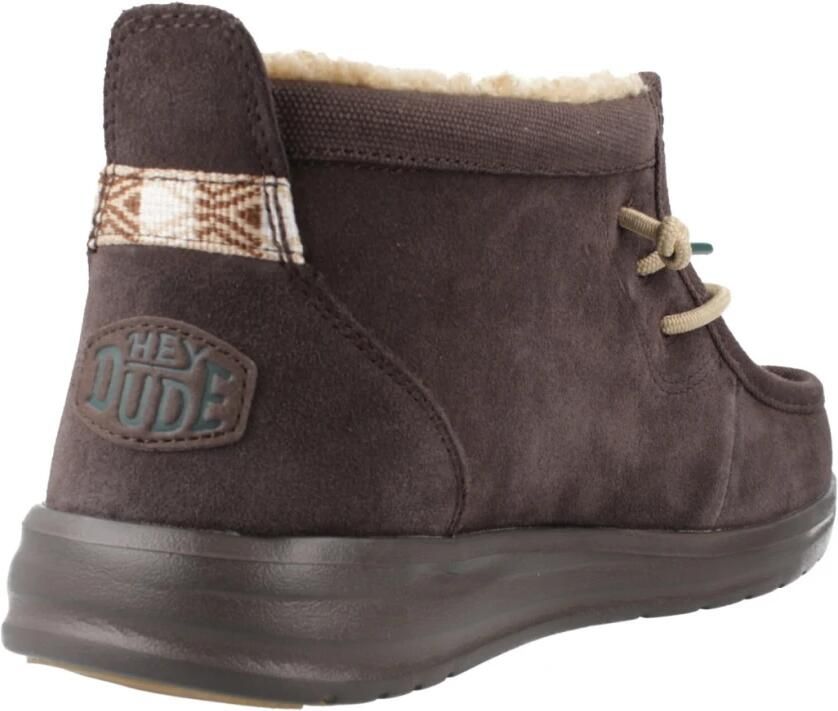 HEYDUDE Wally Mid GripR Warmth Heren Instappers Mole Brown - Foto 9