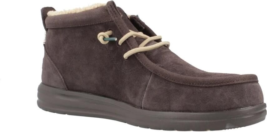 HEYDUDE Wally Mid GripR Warmth Heren Instappers Mole Brown - Foto 10