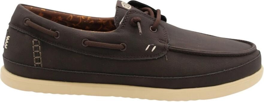 Hey Dude Harbor Lo Classic Heren Loafers Imitatieleer Bruin - Foto 6