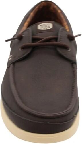 Hey Dude Harbor Lo Classic Heren Loafers Imitatieleer Bruin - Foto 3