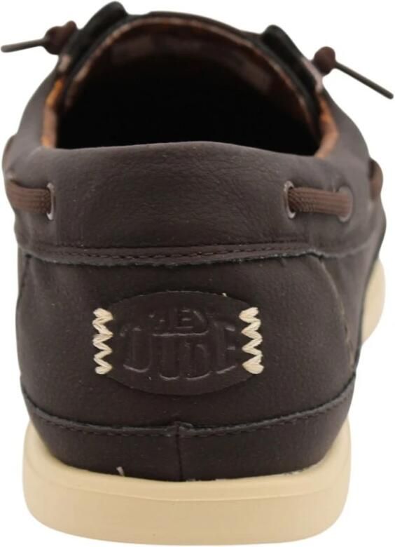 Hey Dude Harbor Lo Classic Heren Loafers Imitatieleer Bruin - Foto 4