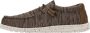 Hey Dude Klassieke Wally Sox Sneaker Brown Heren - Thumbnail 2