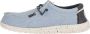 HEYDUDE Wally Coastline Jute Heren Instappers Sky Blue - Thumbnail 2