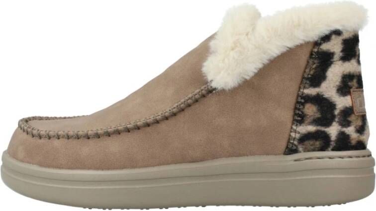 Hey Dude Lace-up Winterlaarzen Beige Dames