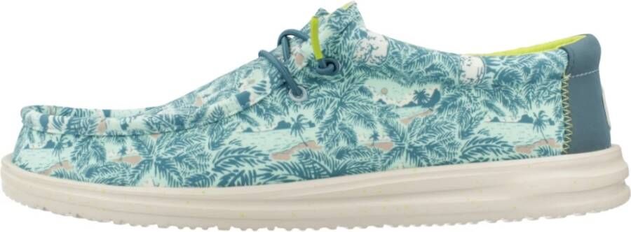 HEYDUDE Wally H2O Heren Instappers Tropical Blue Tropical