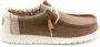 Hey Dude Bruine Platte Schoenen Wally Break Brown Heren - Thumbnail 7