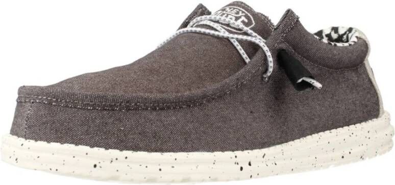 Hey Dude Laced Shoes Gray Heren