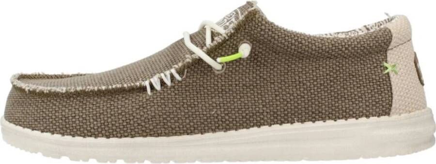 Hey Dude Laced Shoes Green Heren