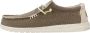 HEYDUDE Instappers Wally Braided Fossil HD40003-2BS Bruin - Thumbnail 3