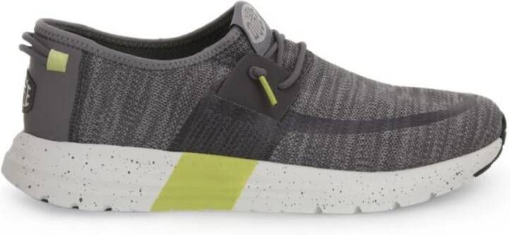 Hey Dude Lichtgewicht Sportieve Sneaker Gray Heren
