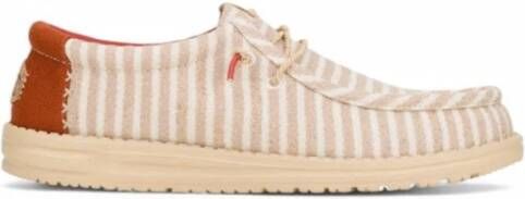 Hey Dude Linnen Resort Schoenen met Kurken Voetbed