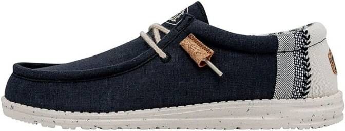 Hey Dude Stijlvolle Sailor Schoenen voor Mannen Blue Heren