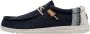 Hey Dude Blauwe Wally Break Platte Schoenen Blue Heren - Thumbnail 3