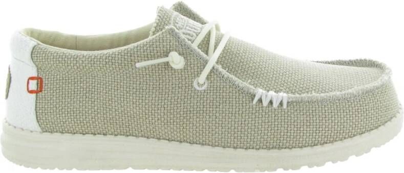 Hey Dude HEYDUDE Wally Braided Heren Instappers Off White | Wit | Katoen - Foto 8