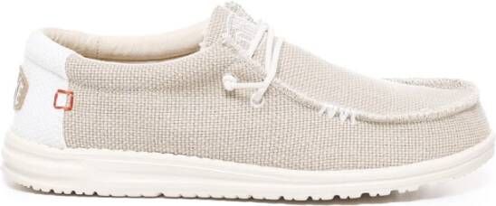 Hey Dude HEYDUDE Wally Braided Heren Instappers Off White | Wit | Katoen - Foto 10