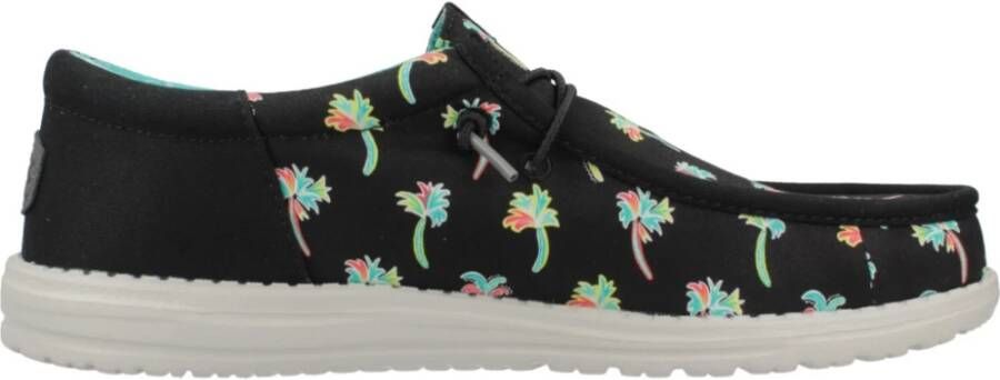 Hey Dude Stijlvolle Geveterde Schoenen voor Funky Feesten