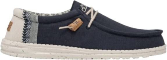 Hey Dude Stijlvolle Sailor Schoenen voor Mannen Blue Heren