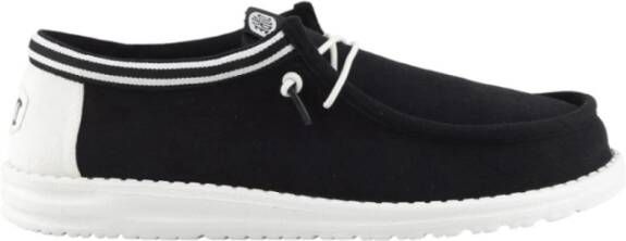 Hey Dude Stijlvolle Schoenen voor Mannen en Vrouwen Black Heren