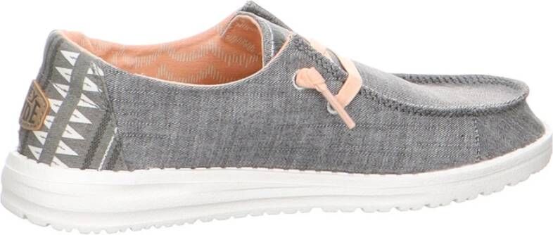 Hey Dude Stijlvolle Veterschoenen Gray Dames